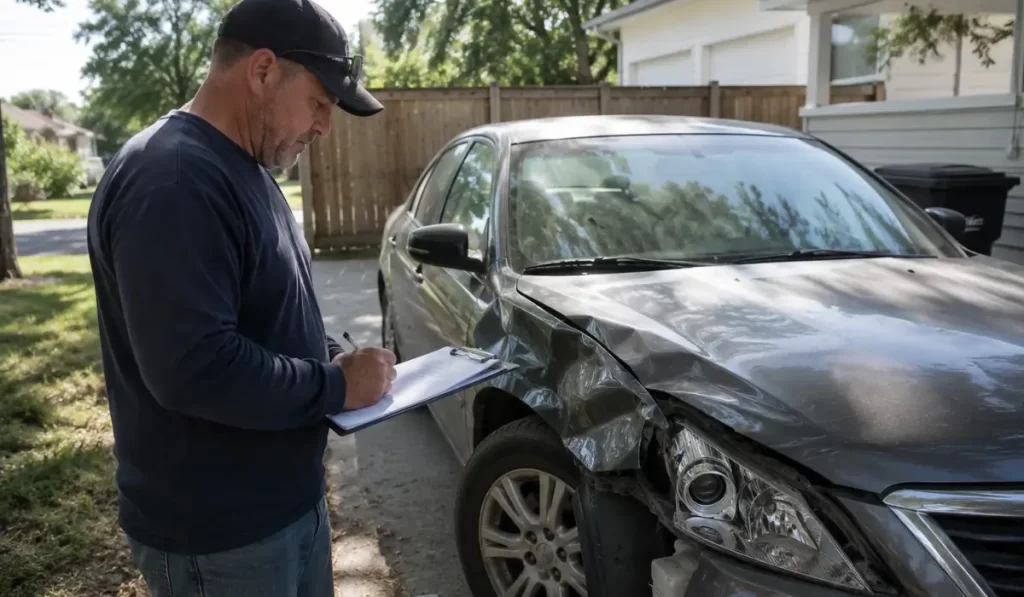 How junk car buyers calculate offers by inspecting vehicle damage, condition, parts, and overall value before pickup.